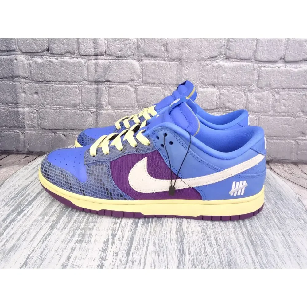 Nike Dunk Low SP Undefeated 5 Signal Blue/White-Night Purple Men 11.5 in Box - Picture 5 of 13